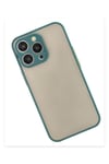 Mey İthalat®  iPhone 15 Pro Kılıf Montreal Silikon Kapak - Yeşil