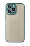 Mey İthalat®  iPhone 15 Pro Kılıf Montreal Silikon Kapak - Yeşil