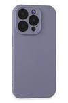 Mey İthalat®  iPhone 15 Pro Kılıf Nano içi Kadife Silikon - Lila