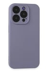 Mey İthalat®  iPhone 15 Pro Kılıf Nano içi Kadife Silikon - Lila