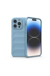 Mey İthalat®  iPhone 15 Pro Kılıf Optimum Silikon - Sky Blue