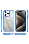 Mey İthalat®  iPhone 15 Pro Kılıf Power Silikon - Mavi