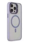Mey İthalat®  iPhone 15 Pro Kılıf Roblox Lens Magsafe Standlı Kapak - Lila