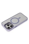 Mey İthalat®  iPhone 15 Pro Kılıf Roblox Lens Magsafe Standlı Kapak - Lila