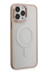 Mey İthalat®  iPhone 15 Pro Kılıf Room Magneticsafe Silikon - Pudra