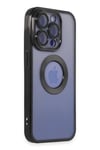 Mey İthalat®  iPhone 15 Pro Kılıf Slot Silikon - Siyah