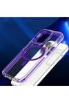 Mey İthalat®  iPhone 15 Pro Max Bella Magsafe Kapak - Derin Mor