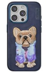 Mey İthalat®  iPhone 15 Pro Max Cute Desenli Kapak - Lacivert