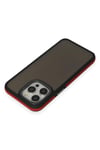 Mey İthalat®  iPhone 15 Pro Max Harvel Kapak - Kırmızı