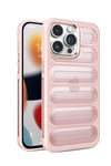 Mey İthalat®  iPhone 15 Pro Max Kılıf Airmax Silikon Kapak - Pembe