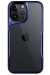 Mey İthalat®  iPhone 15 Pro Max Kılıf Boyi Silikon Kapak - Lacivert