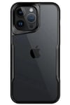 Mey İthalat®  iPhone 15 Pro Max Kılıf Boyi Silikon Kapak - Siyah