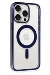 Mey İthalat®  iPhone 15 Pro Max Kılıf Erozi Magsafe Kapak - Lacivert