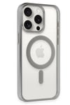 Mey İthalat®  iPhone 15 Pro Max Kılıf Erozi Magsafe Kapak - Gümüş