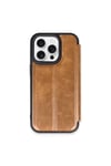 Mey İthalat®  iPhone 15 Pro Max Kılıf Flip Cover - Taba