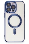 Mey İthalat®  iPhone 15 Pro Max Kılıf Kross Magneticsafe Kapak - Lacivert