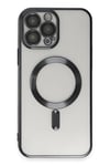 Mey İthalat®  iPhone 15 Pro Max Kılıf Kross Magneticsafe Kapak - Siyah