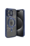 Mey İthalat®  iPhone 15 Pro Max Kılıf Kross Magneticsafe Kapak - Lacivert