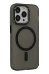 Mey İthalat®  iPhone 15 Pro Max Kılıf Lodos Magneticsafe Mat Kapak - Siyah