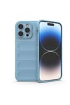Mey İthalat®  iPhone 15 Pro Max Kılıf Optimum Silikon - Sky Blue