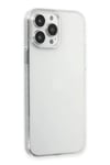 Mey İthalat®  iPhone 15 Pro Max Kılıf Pc Sert Şeffaf Kapak - Şeffaf