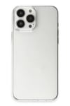 Mey İthalat®  iPhone 15 Pro Max Kılıf Pc Sert Şeffaf Kapak - Şeffaf