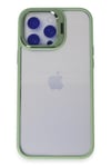 Mey İthalat®  iPhone 15 Pro Max Kılıf Roblox Lens Standlı Kapak - Yeşil