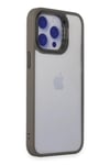 Mey İthalat®  iPhone 15 Pro Max Kılıf Roblox Lens Standlı Kapak - Titan Gri