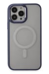 Mey İthalat®  iPhone 15 Pro Max Kılıf Room Magneticsafe Silikon - Sierra Blue