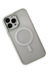 Mey İthalat®  iPhone 15 Pro Max Kılıf Room Magneticsafe Silikon - Su Yeşili