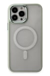 Mey İthalat®  iPhone 15 Pro Max Kılıf Room Magneticsafe Silikon - Su Yeşili