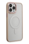 Mey İthalat®  iPhone 15 Pro Max Kılıf Room Magneticsafe Silikon - Pudra