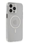 Mey İthalat®  iPhone 15 Pro Max Kılıf Tron Şeffaf Magsafe Kapak - Şeffaf