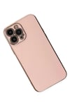 Mey İthalat®  iPhone 15 Pro Max Kılıf Volet Silikon - Pembe