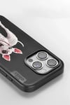 Mey İthalat®  iPhone 15 Pro Max Perma Desenli Kapak - Lacivert