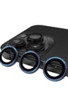 Mey İthalat®  iPhone 15 Pro Max Raze Metal Kamera Lens - Lacivert