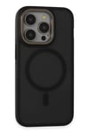 Mey İthalat®  iPhone 15 Pro Max Rocky Magsafe Kapak - Siyah