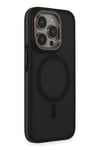 Mey İthalat®  iPhone 15 Pro Max Rocky Magsafe Kapak - Siyah