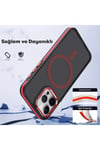 Mey İthalat®  iPhone 15 Pro Max Winner Magsafe Kapak - Derin Mor