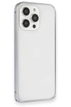 Mey İthalat®  iPhone 15 Pro Metal Bumper Mat Kapak - Gri