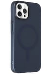 Mey İthalat®  iPhone 15 Pro Tuna PC Slim Magsafe Kapak - Lacivert