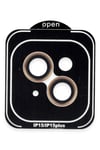 Mey İthalat®  iPhone 15 PVD Metal Kamera Lens - Turuncu