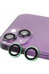 Mey İthalat®  iPhone 15 Raze Metal Kamera Lens - Yeşil