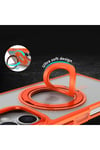 Mey İthalat®  iPhone 16 Banza Magsafe Standlı Kapak - Lacivert