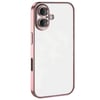 Mey İthalat®  iPhone 16 Kılıf  Lensli Silikon - Pembe