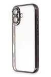 Mey İthalat®  iPhone 16 Kılıf  Lensli Silikon - Siyah