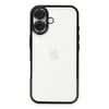 Mey İthalat®  iPhone 16 Kılıf  Lensli Silikon - Siyah