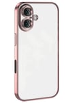 Mey İthalat®  iPhone 16 Kılıf  Lensli Silikon - Pembe