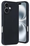 Mey İthalat®  iPhone 16 Kılıf Aras Deri Kapak - Siyah