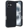 Mey İthalat®  iPhone 16 Kılıf Aras Deri Kapak - Siyah